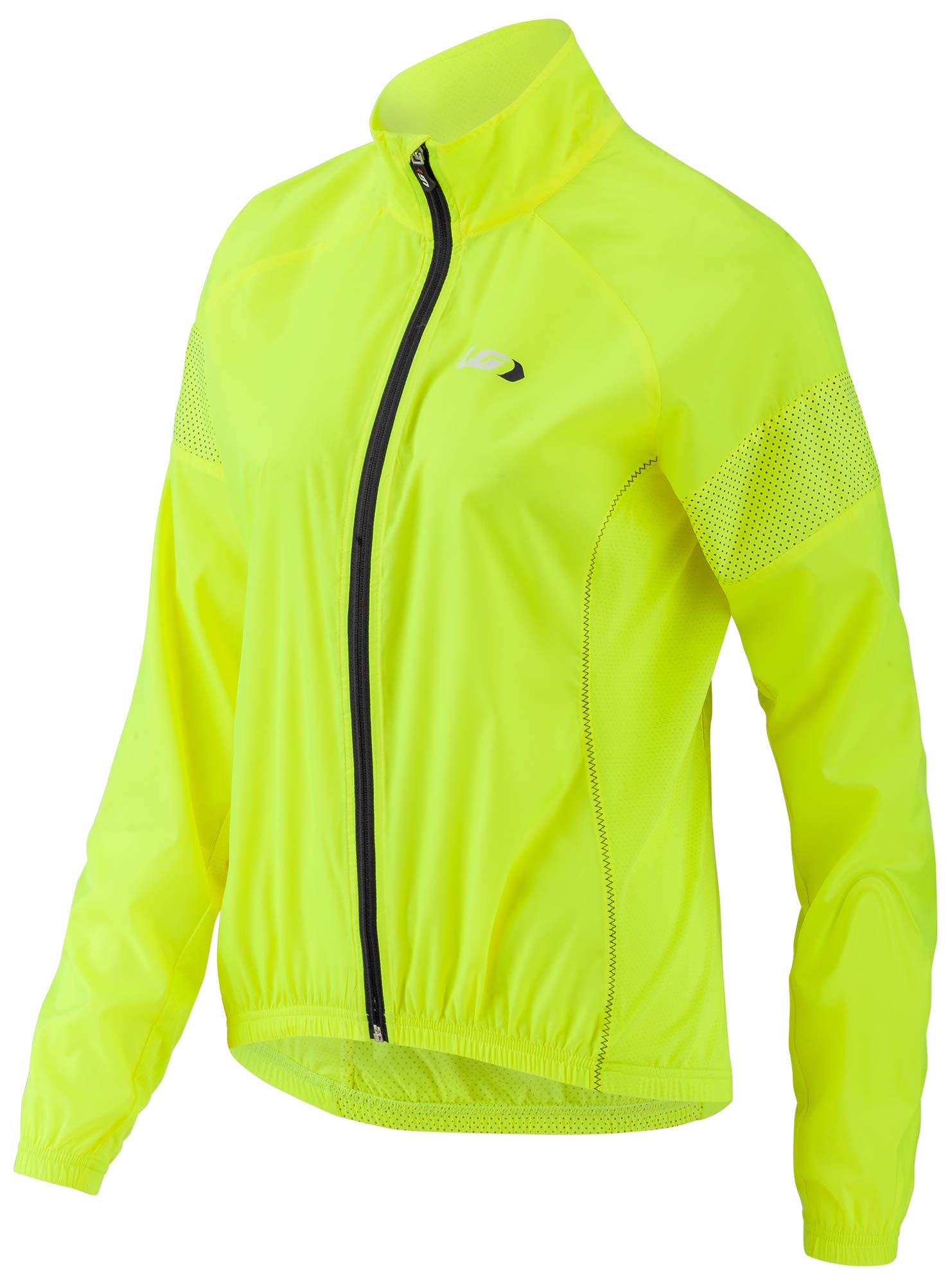 Louis Garneau, Women's Modesto 3 Windproof, Breathable, Lightweight Bike Jacket, Bright Yellow, Large