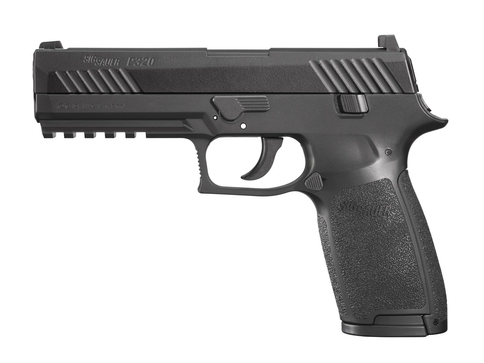 SIG SAUER P320 CO2 Semi-Auto Chambered in .177 Caliber, 12 Gram, 30 Round Blowback Next-Generation Pellet Gun Air Pistol, Black