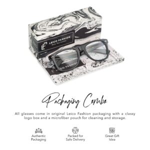 Clear Lens Non-Prescription Retro Fashion Nerd Glasses for Men Women - Cosplay Costume Fake Eyeglasses Frame