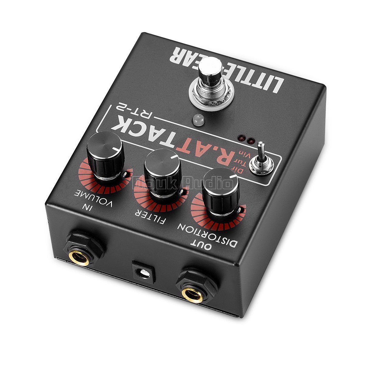 Nobsound Little Bear 3 RAT Tack Guitar Bass Distortion Effector effect Stomp Box Fuzz Pedal LED