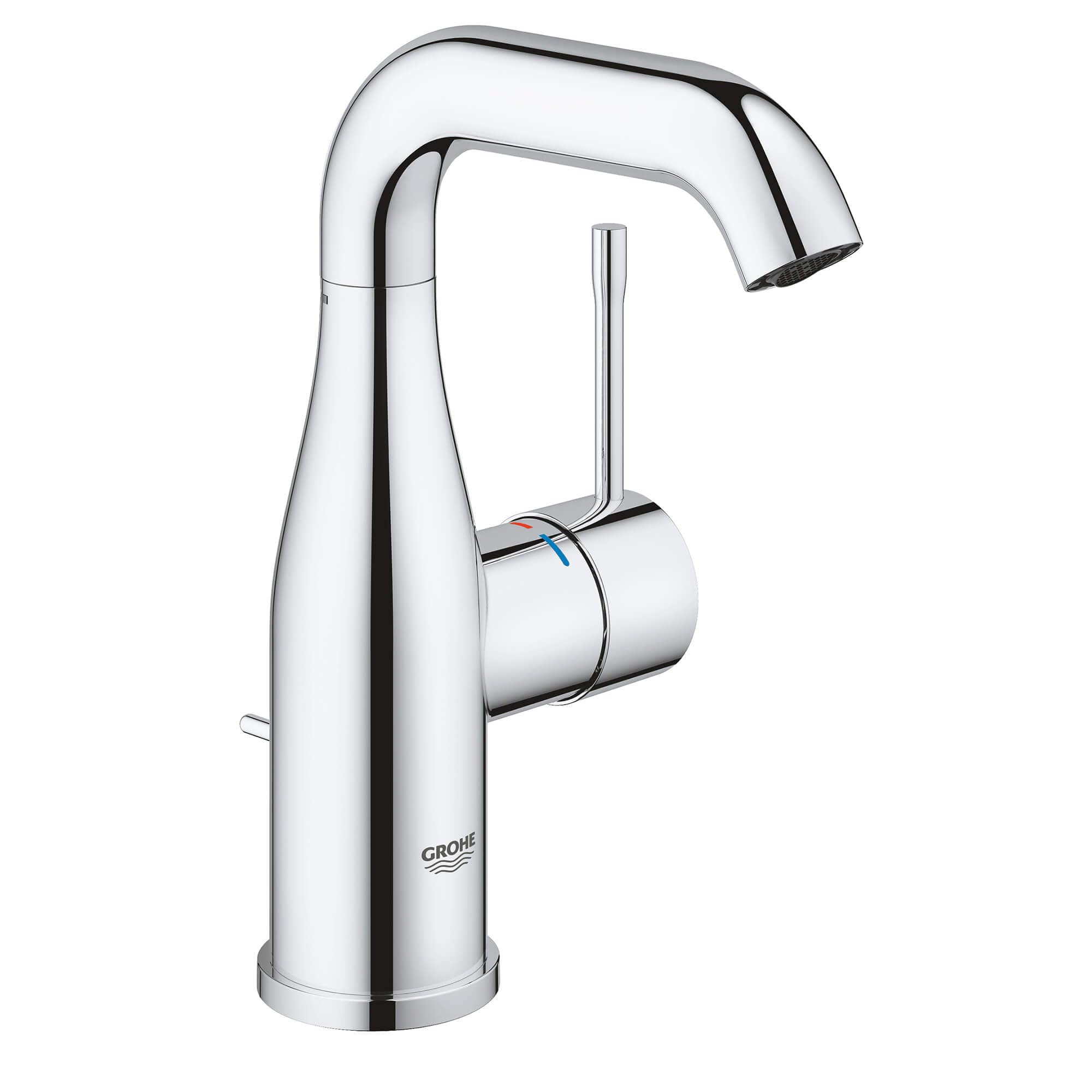 GROHE 2348500A Essence, Single Hole Single-Handle M-Size Bathroom Faucet 1.2 GPM, Chrome