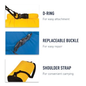 Sea to Summit Sling Lightweight Dry Bag with Shoulder Strap, 20 Liter, Yellow