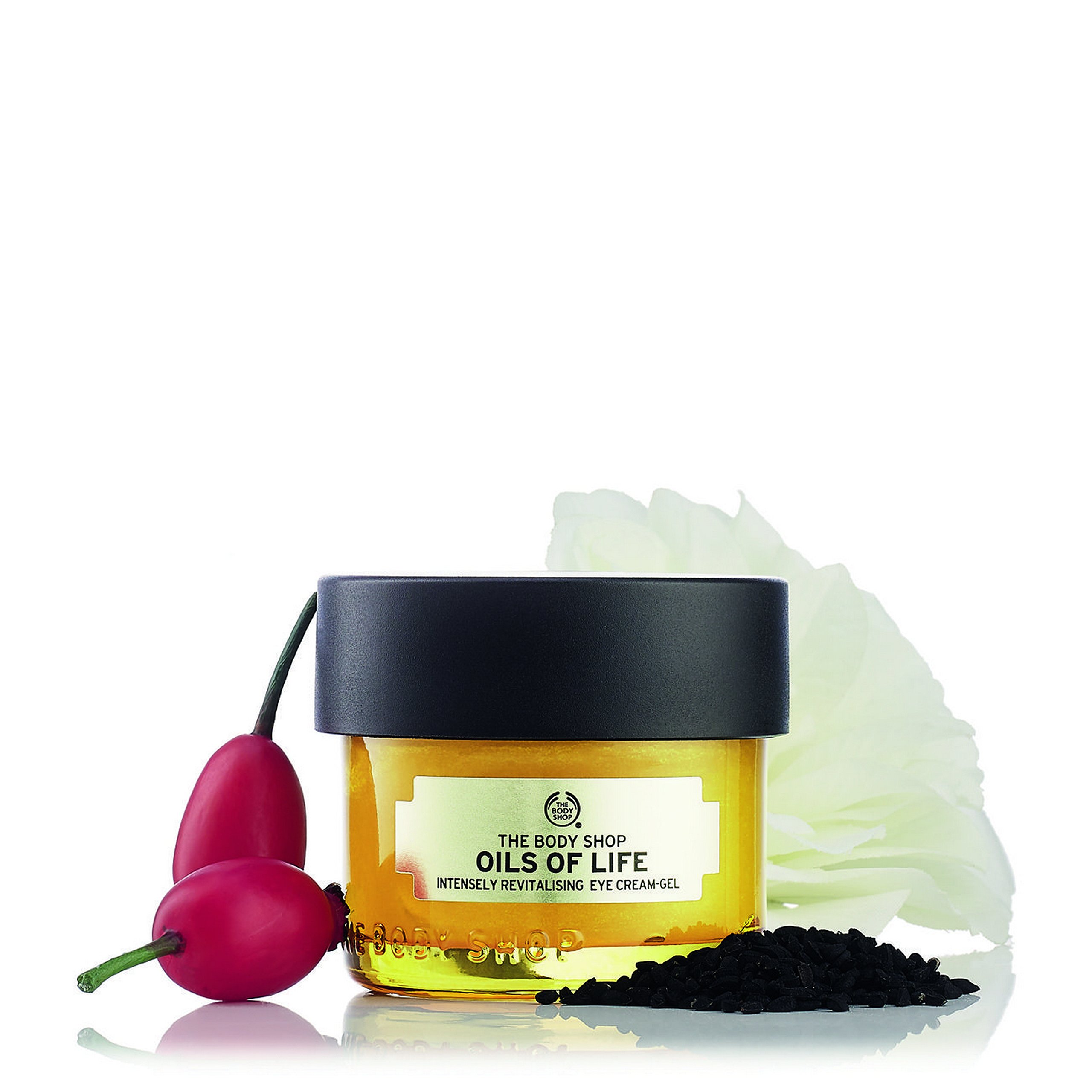 The Body Shop Oils of Life Intensely Revitalising Eye Cream Gel, 0.69 oz.