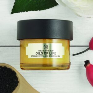 The Body Shop Oils of Life Intensely Revitalising Eye Cream Gel, 0.69 oz.