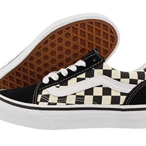 Vans Kids K Old Skool Primary Check Black White, 3 Little Kid