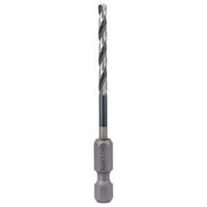 bosch professional impact control hss twist drill bit (for metal, 3.2 x 36 x 75 mm, accessories for impact drills)