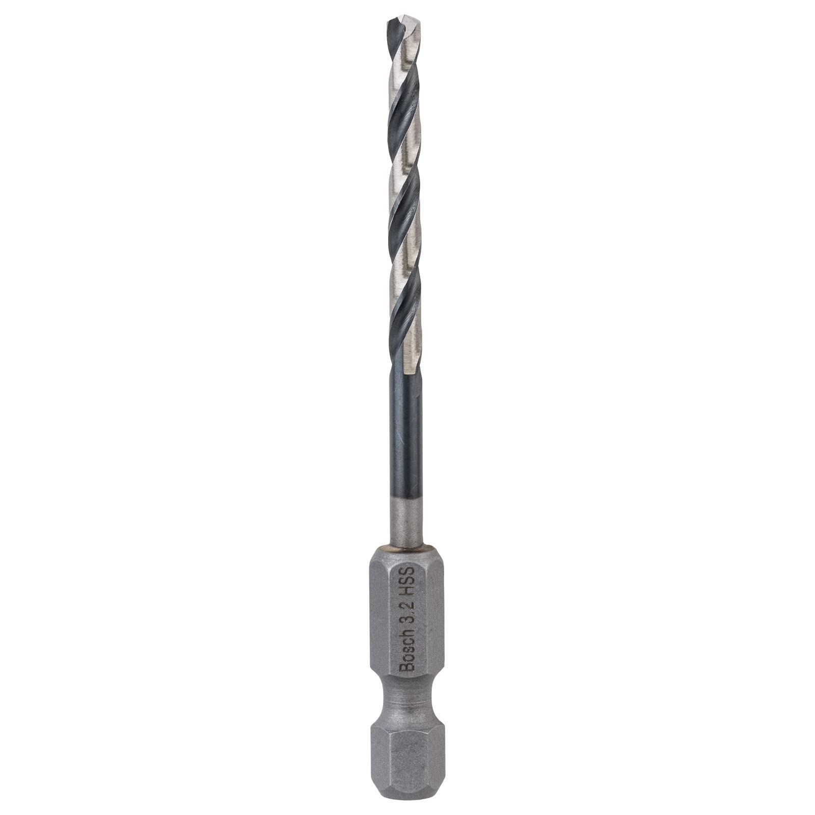 Bosch Professional Impact Control HSS Twist Drill Bit (for metal, 3.2 x 36 x 75 mm, accessories for impact drills)