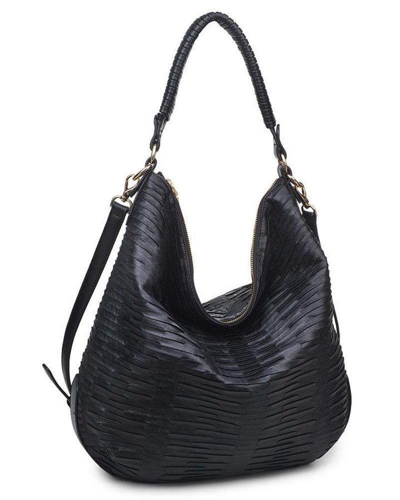 Urban Expressions Geneva Hobo Handbag (Black)