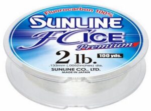 sunline 63042334 fc ice premium 3 lb fc ice premium, clear, 100 yd