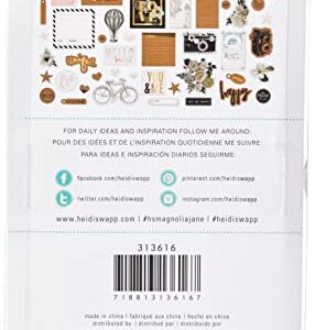 American Crafts Heidi Swapp Magnolia Lane Embellishment 54 Piece Ephemera