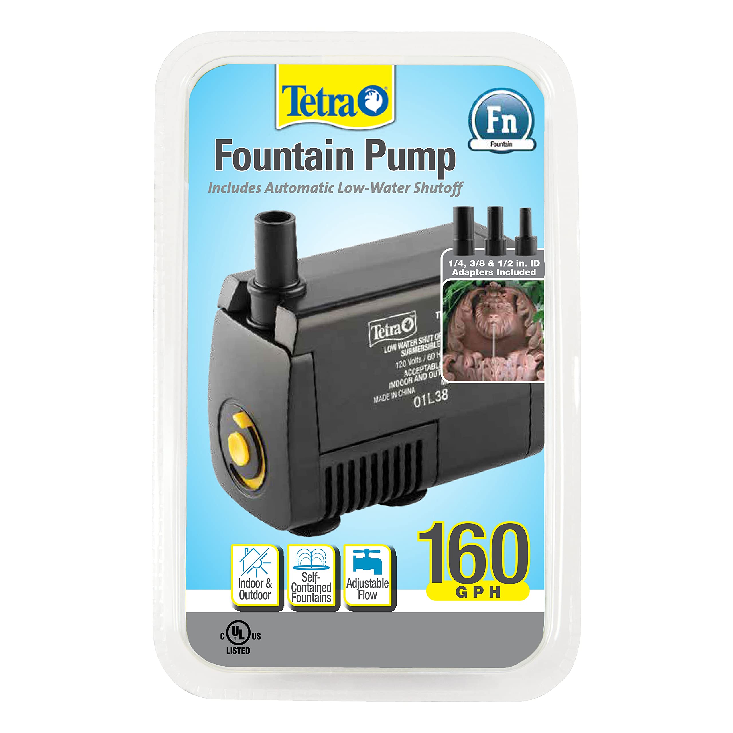 Tetra Pond Statuary Pump for Indoor & Outdoor Ponds & Fountains