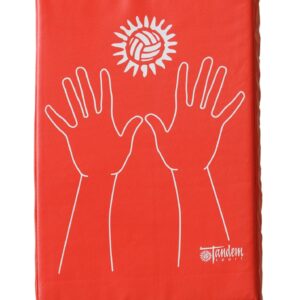 Tandem Sport Rectangular Blocking Pad - Volleyball Training Aid for Hitting and Blocking - Protects Blockers Hands During Practice - Volleyball Practice Equipment - 1 Pad