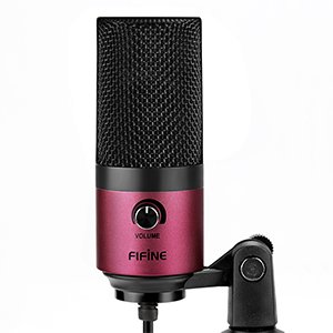 FIFINE USB Podcast Condenser Microphone Recording On Laptop, No Need Sound Card Interface and Phantom Power-K669