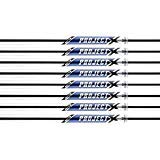 project x rifle 5.5 3-pw steel iron shafts .370 parallel tip - set of 8 shafts (non-flighted)