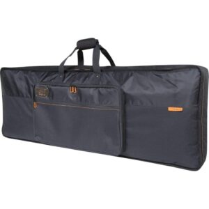 roland cb-b76s black series slim carrying bag with shoulder strap, for 76-key keyboards