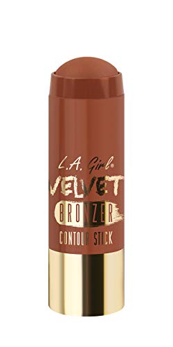 L.A. Girl Velvet Contour Sticks, Bronzer Suede, 0.2 Ounce (Pack of 3)