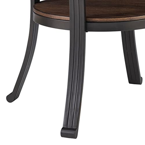 Powell Furniture Franklin Side Table, Small, Brown