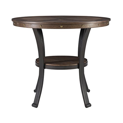 Powell Furniture Franklin Side Table, Small, Brown