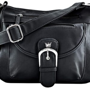 Purse King Pistol Concealed Carry Handbag (Black)