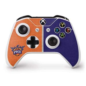 skinit decal gaming skin compatible with xbox one s controller - officially licensed nba phoenix suns canvas design