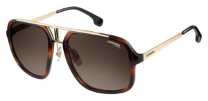 carrera mens carrera 1004/s sunglasses, havana gold/brown gradient, 57mm 20mm us