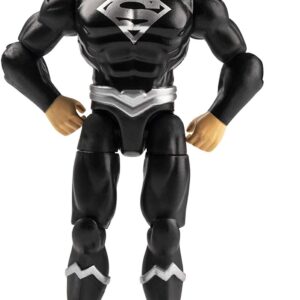 DC Heroes Unite 4 Inch Action Figure | Superman (Black Suit)