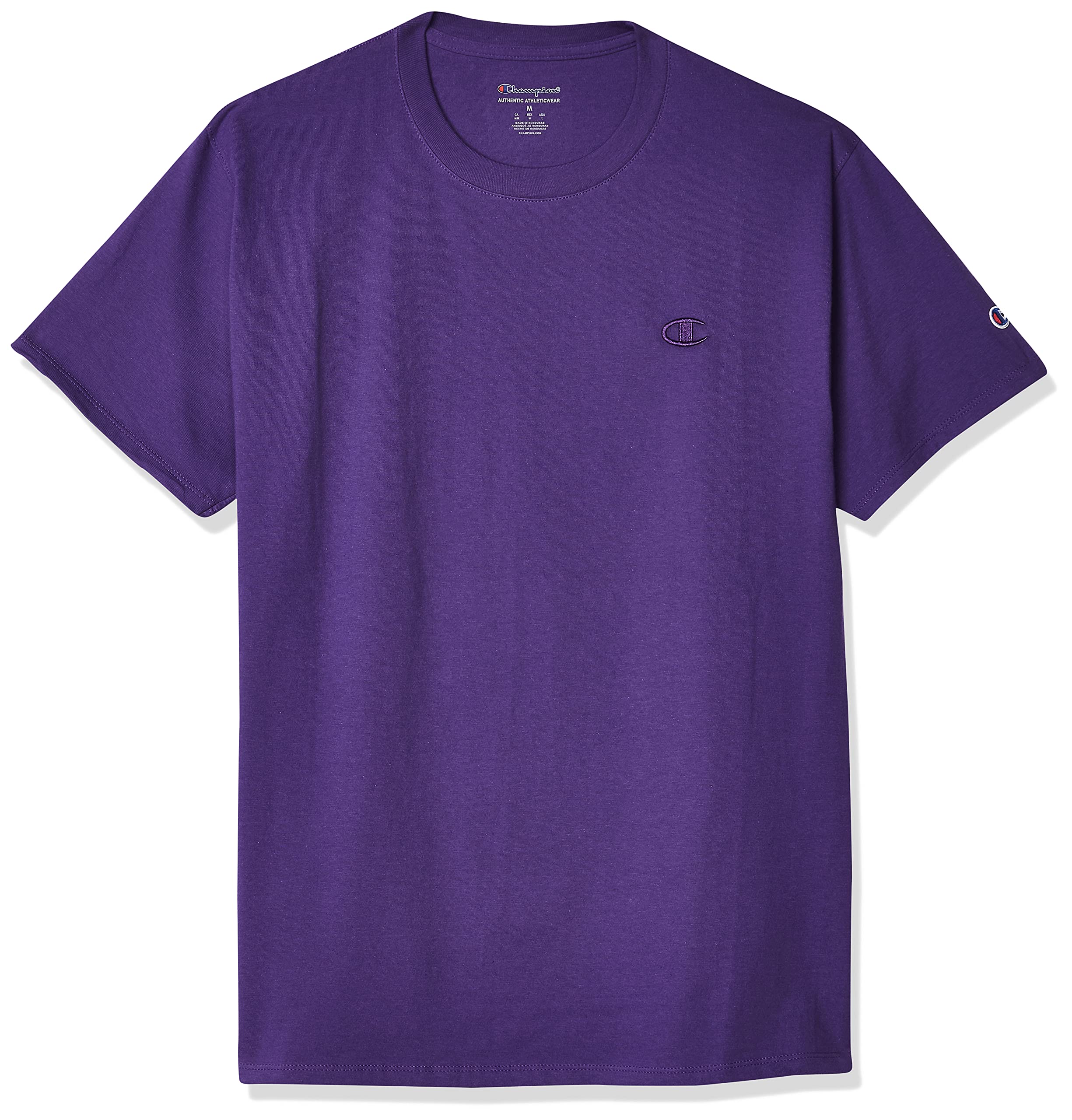 Champion Mens Classic T-shirt, Everyday Tee For Men, Comfortable Soft (Reg. Or Big & Tall), Purple Pr, Small US