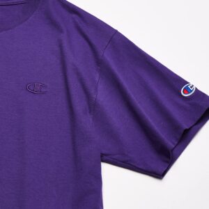 Champion Mens Classic T-shirt, Everyday Tee For Men, Comfortable Soft (Reg. Or Big & Tall), Purple Pr, Small US