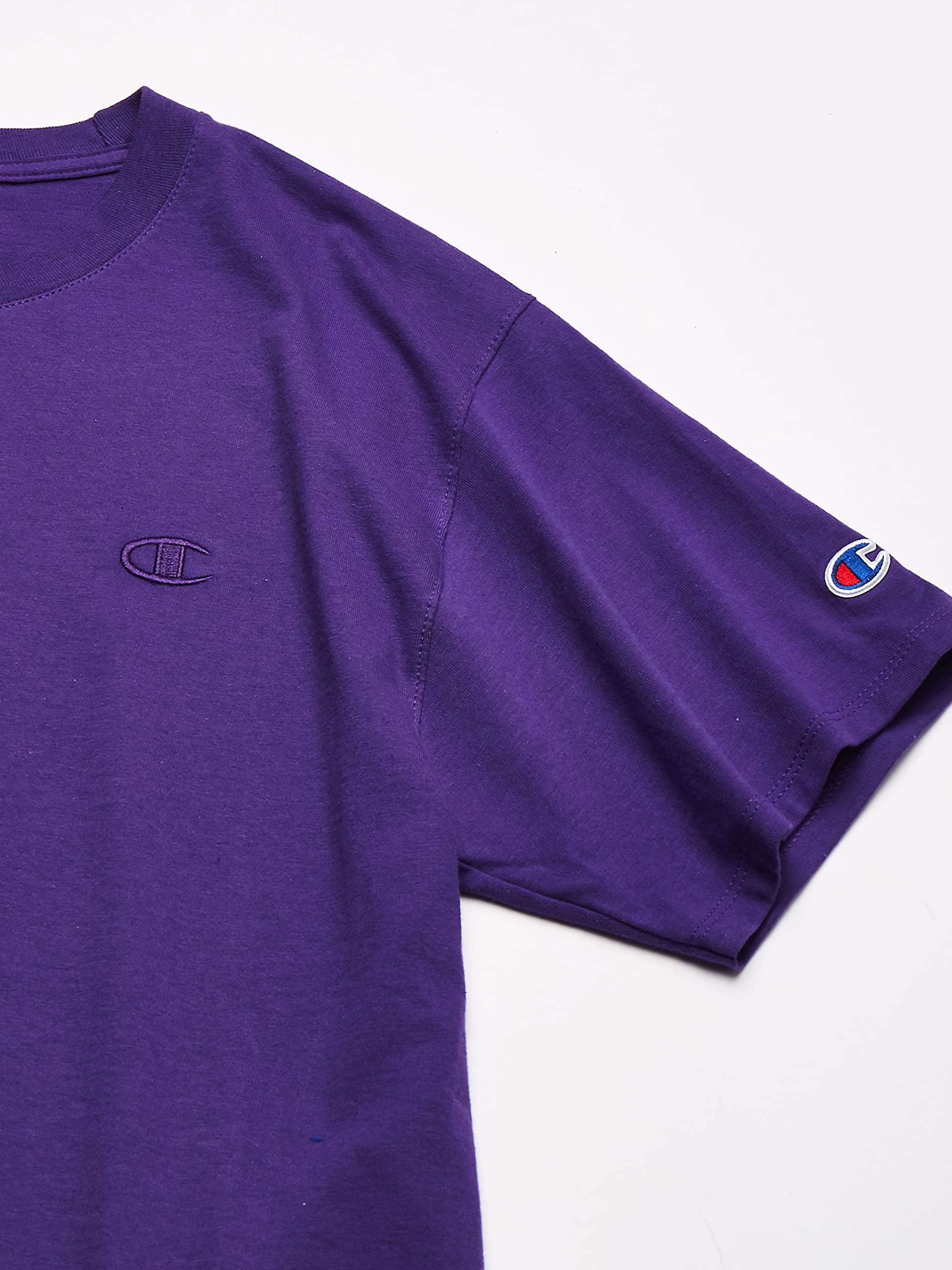 Champion Mens Classic T-shirt, Everyday Tee For Men, Comfortable Soft (Reg. Or Big & Tall), Purple Pr, Small US