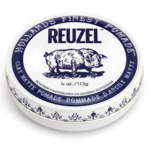 REUZEL Clay Matte Pomade, 4 oz.