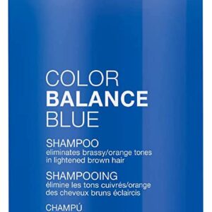 Joico Color Balance Blue Shampoo & Conditioner Set | Eliminate Brassy and Orange Tones | For Lightened Brown Hair