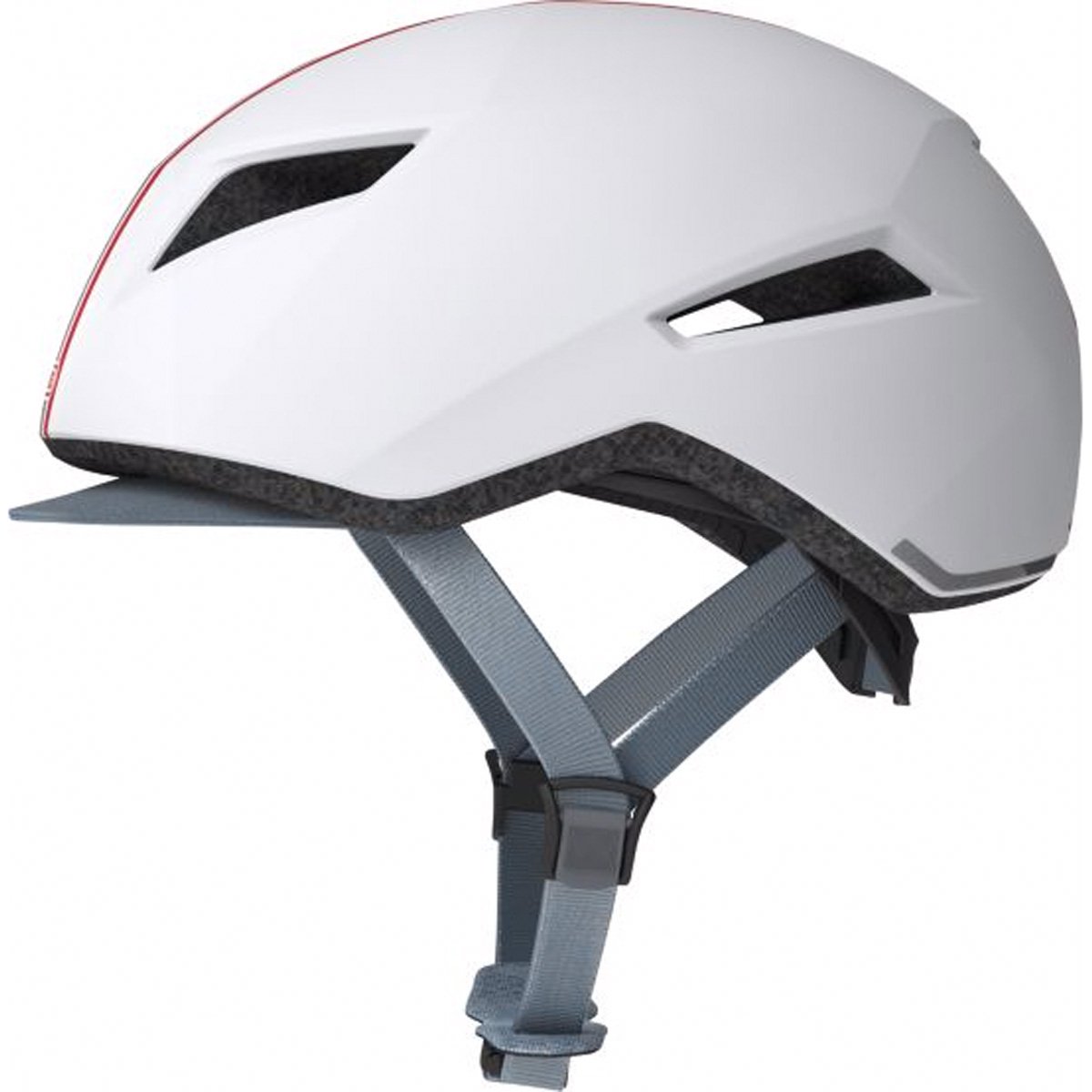 ABUS Yadd-I - S - 51-55 Bike Helmet, Streak White, Small