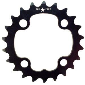 USAMade 64mm BCD 22T 4-Bolt SharkTooth Pro Mountain Chainring Made in USA