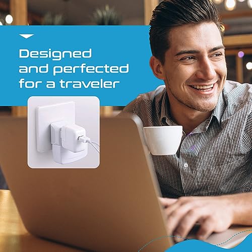 Japan, Philippines Travel Adapter Plug by Ceptics - USA 3 Pin Polarized to 2 Prong Unpolarized - Type A (3 Pack) - Dual Inputs - Ultra Compact - Perfect for Cell Phones, Tablet, Camera Chargers (CT-6)