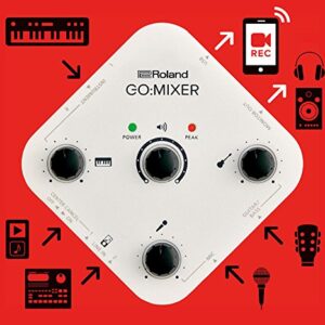 Roland GOMIXER Audio Mixer for Smartphones,White