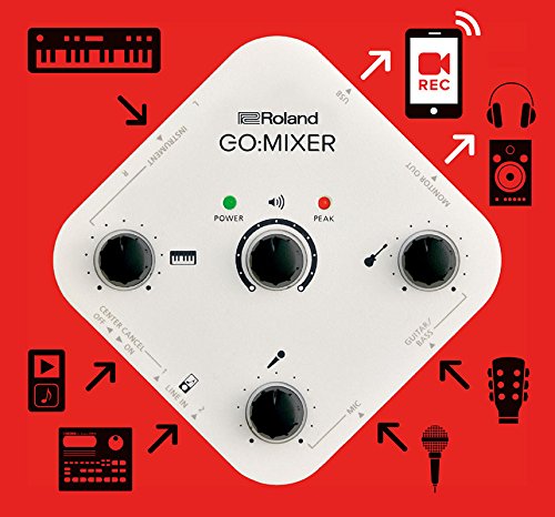 Roland GOMIXER Audio Mixer for Smartphones,White