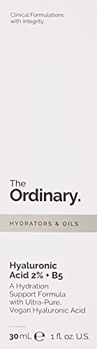 THE ORDINARY Hyaluronic Acid 2% + B5 Liquid 30ml, 1 Fl Oz (Pack of 1)