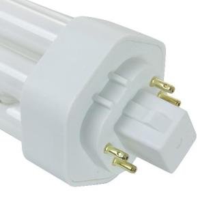 Circle (10 Pack) PLT-42W 865, 4 Pin GX24Q-4, 42 Watt Triple Tube, Compact Fluorescent Light Bulb