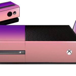 Smooth Fades Pink Purple - Holiday Bundle WraptorSkinz Decal Style Vinyl Skin Wrap compatible with XBOX One Original Console, Kinect and 2 Controllers (GAMING SYSTEM NOT INCLUDED)