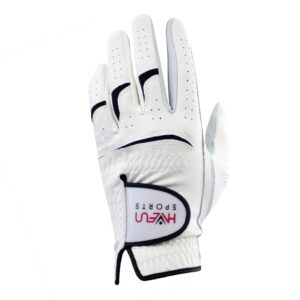 HAEUN Men's Premium White Cabretta Soft Multiple Sizes Regular Golf Glove 26. Large