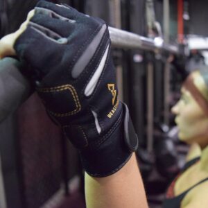 Women's Beastmode Half Finger Fitness Gloves (Small)