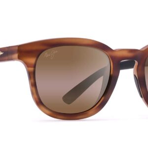 Maui Jim Men's and Women's Koko Head Polarized Classic Sunglasses, Matte Tortoise/HCL® Bronze, Small