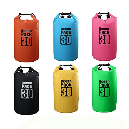 Bear Outdoor Dry Sack/Waterproof Bag for Boating, Kayaking, Hiking, Snowboarding, Camping, Rafting, Fishing and Backpacking (Black, 20L)