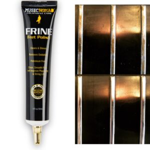 MusicNomad 5 pc. FRINE Fret Polishing Kit with Fretboard Guards, Polish, Cloth (MN124)