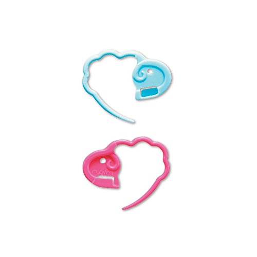 Clover Quick Locking Stitch Markers - Medium 20/Pkg