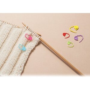 Clover Quick Locking Stitch Markers - Medium 20/Pkg