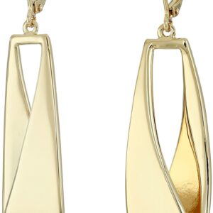 Anne Klein Goldtone Linear Drop Earrings