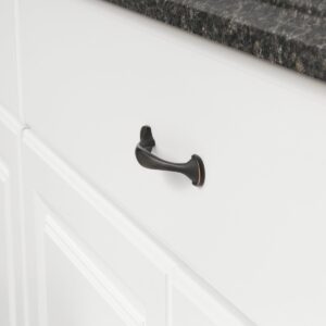 Amazon Basics Rounded Foot Cabinet Handle, 4.63-inch Length (3-inch Hole Center), Oil Rubbed Bronze, 10-Pack