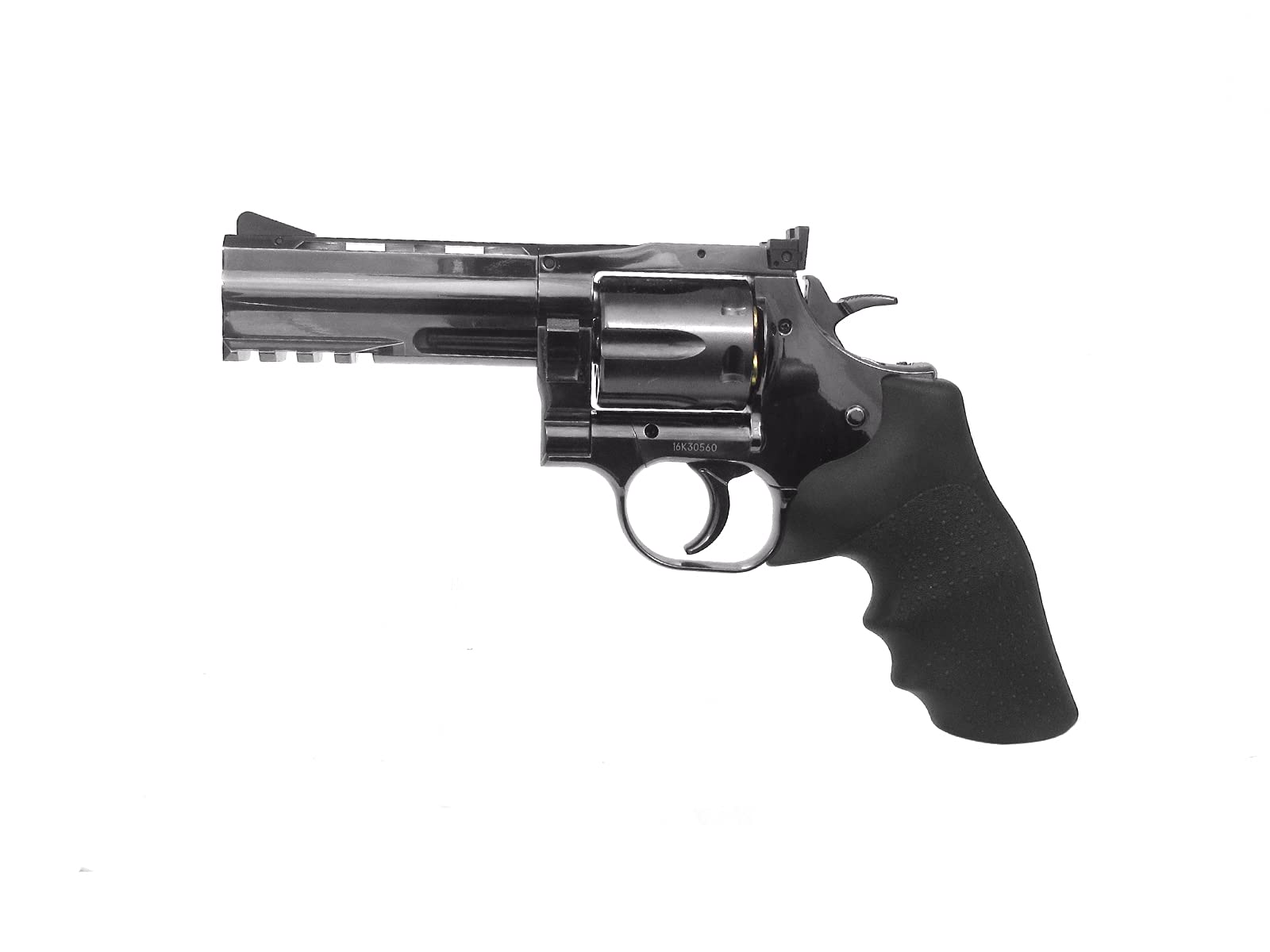 ASG Dan Wesson 715 Revolver 4" 0.177/4.5mm Caliber BB Gun, Steel Grey