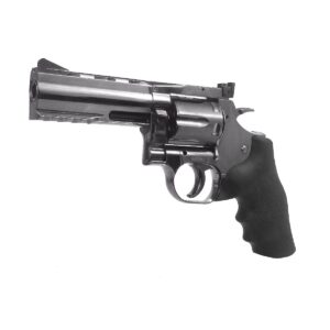 ASG Dan Wesson 715 Revolver 4" 0.177/4.5mm Caliber BB Gun, Steel Grey